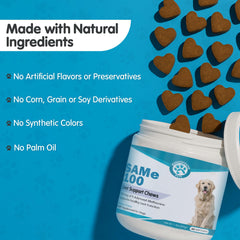 Pawsitive USA-sourced ingredients label image suggests high-quality, safe liver detox components.