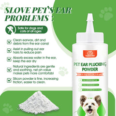 Pawsitive Vibes ear cleaner brush aiding debris and wax removal