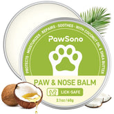 PawSono lick-safe balm jar closeup for daily paw and nose moisture
