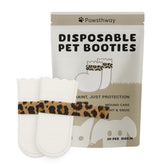 Pawsthway disposable dog booties pack—hygienic paw protection for outdoor walks.