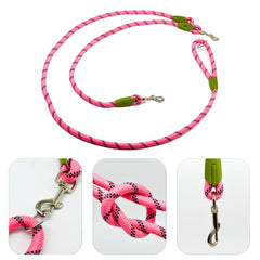 pawstrip heavy-duty nylon leash resists strong pulls in pink