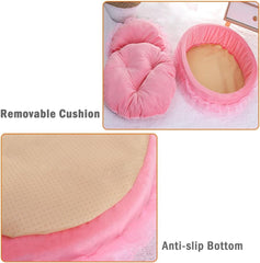 Pawstrip Pink Bed Bowknot adds princess style and charm.