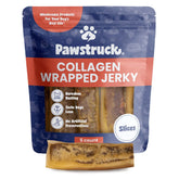 Pawstruck 2in1 collagen-wrapped jerky beef rolls provide a tasty joint-support reward.