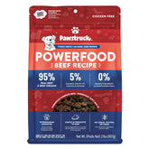 Pawstruck air-dried beef bites in a bowl, protein-rich meal.