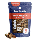 Pawstruck beef meal topper in a bowl boosts flavor during mealtime.