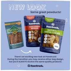 Pawstruck beef pizzle bully sticks—slow roasted for rich flavor.