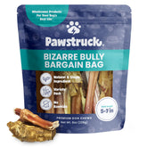 Pawstruck Bizarre Bully Sticks variety bag with assorted sticks offers long-lasting canine chews