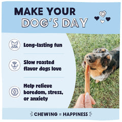 Pawstruck bully sticks stick by stick close up highlights rawhide free chewing