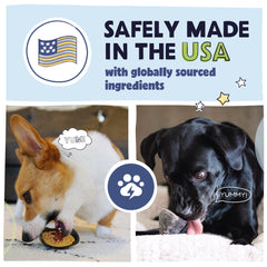 Pawstruck cow-hoof chew near-view emphasizes potential dental care support
