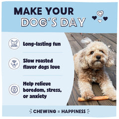 Pawstruck natural treats no artificial flavors for healthier dog chewing habits.