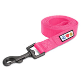 Pawtitas solid 6ft pink dog leash, ideal for daily walks with small breeds.