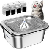 Pawtners Cat Water Fountain 4L capacity keeps your pet hydrated between fill-ups.