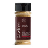 pawTree pawPairings beef bone broth powder bottle enhances meals with savory protein.