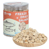 PAWUP Freeze Dried Salmon Treats in a whole piece, ideal for training rewards.