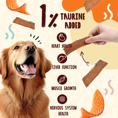 PAWUP smoked-salmon-treats—savory flavor for daily canine snacking.