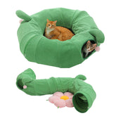 PAWZ Road cactus cat donut tunnel exterior showcases vibrant green desert design for interactive play