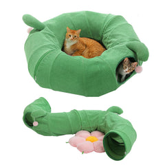 PAWZ Road cactus cat donut tunnel exterior showcases vibrant green desert design for interactive play