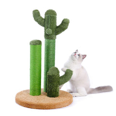 PAWZ Road cat scratching post cactus assembly view showing setup and design