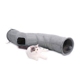 PAWZ Road cat tunnel front view shows roomy length for active cats
