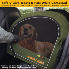 PAWZIDEA metal-frame travel crate stays sturdy on the road during long journeys