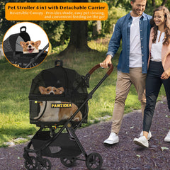 PAWZIDEA 4in1 setup enables versatile travel configurations