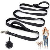 PAWZPAL 8ft-10ft hands-free leash extended length supports safe hikes