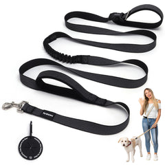 PAWZPAL 8ft-10ft hands-free leash extended length supports safe hikes