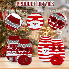 PAYHTOW small dog and cat outfit suitable for Christmas and winter