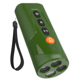 PcEoTllar dog bark deterrent front view demonstrates compact design for everyday training