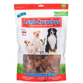 PCI Lamb Crunchys bag with resealable 16oz packaging for fresh treats