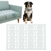 PEACHTREE PET love-seat scat mat: four-sheet set protecting your couch from dog hops and couch surfing.