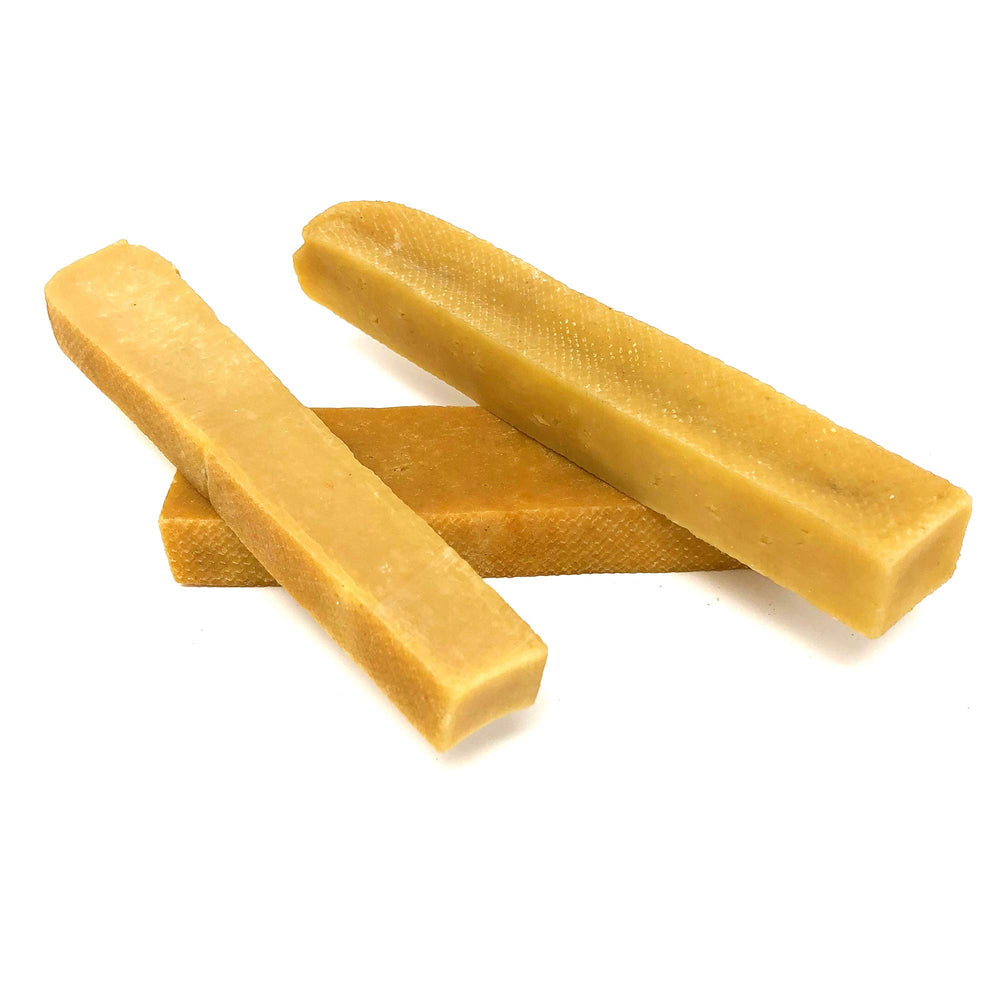 peaksNpaws premium yak-cheese-dog-treats bag shows eco-friendly packaging