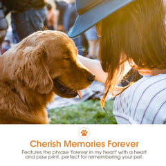 Pearhead frame easel display supports tabletop display for memorial photos