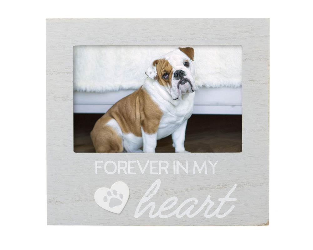 Pearhead Pet Forever In My Heart frame front embellishment adds sentimental charm for pet memories
