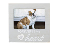 Pearhead Pet Forever In My Heart frame front embellishment adds sentimental charm for pet memories