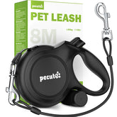 Pecute 26ft retractable leash extended cable for confident control on walks