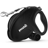 Pecute 32ft retractable leash front view highlights extended reach for controlled park strolls