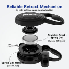 Pecute 360-degree anti-tangle design prevents knots during walks