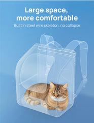 Pecute Cat Backpack Bubble side mesh promotes airflow during hikes