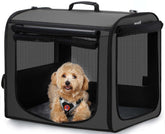 Pecute dog carrier dimensions provide roomy space for dogs under 15kg during travel.