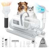 Pecute dog grooming vacuum front view demonstrates efficient grooming sessions.