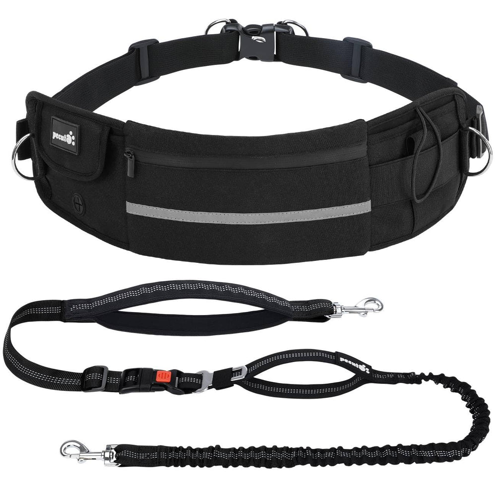 Pecute dog leash hands-free with pouch for convenient everyday walks.
