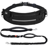 Pecute dog leash hands-free with pouch for convenient everyday walks.