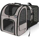 Pecute Pet Carrier Backpack front view demonstrates compact transport for small pets