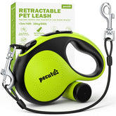 Pecute retractable leash with anti-slip handle for comfortable control during walks.
