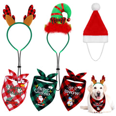 Pedgot Santa hat for pets adds festive charm for holiday photos.