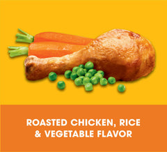 PEDIGREE small-dog ingredients-closeup highlights wholesome grains and protein for steady energy