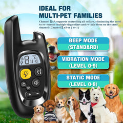 Pedono dog shock-lock keypad prevents accidental shocks during sessions.
