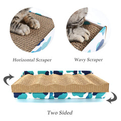 PEEKAB Cat Scratcher Detail Corrugated Cardboard highlights upgrade for tougher scratching sessions.