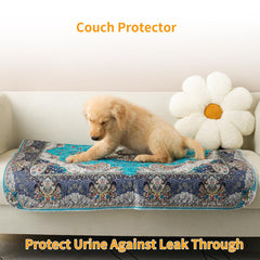 peepeego non-slip base keeps pad secure on tile and wood floors.